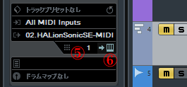 VSTインストゥルメントとMIDIチャンネル